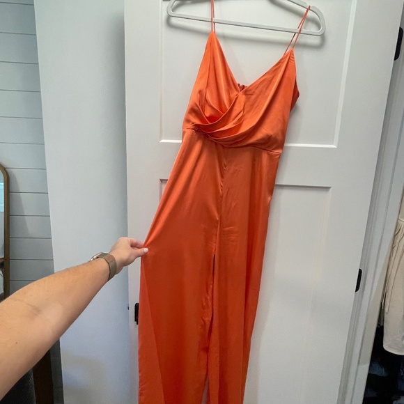 ASOS- Orange Jumpsuit - Picture 1 of 2